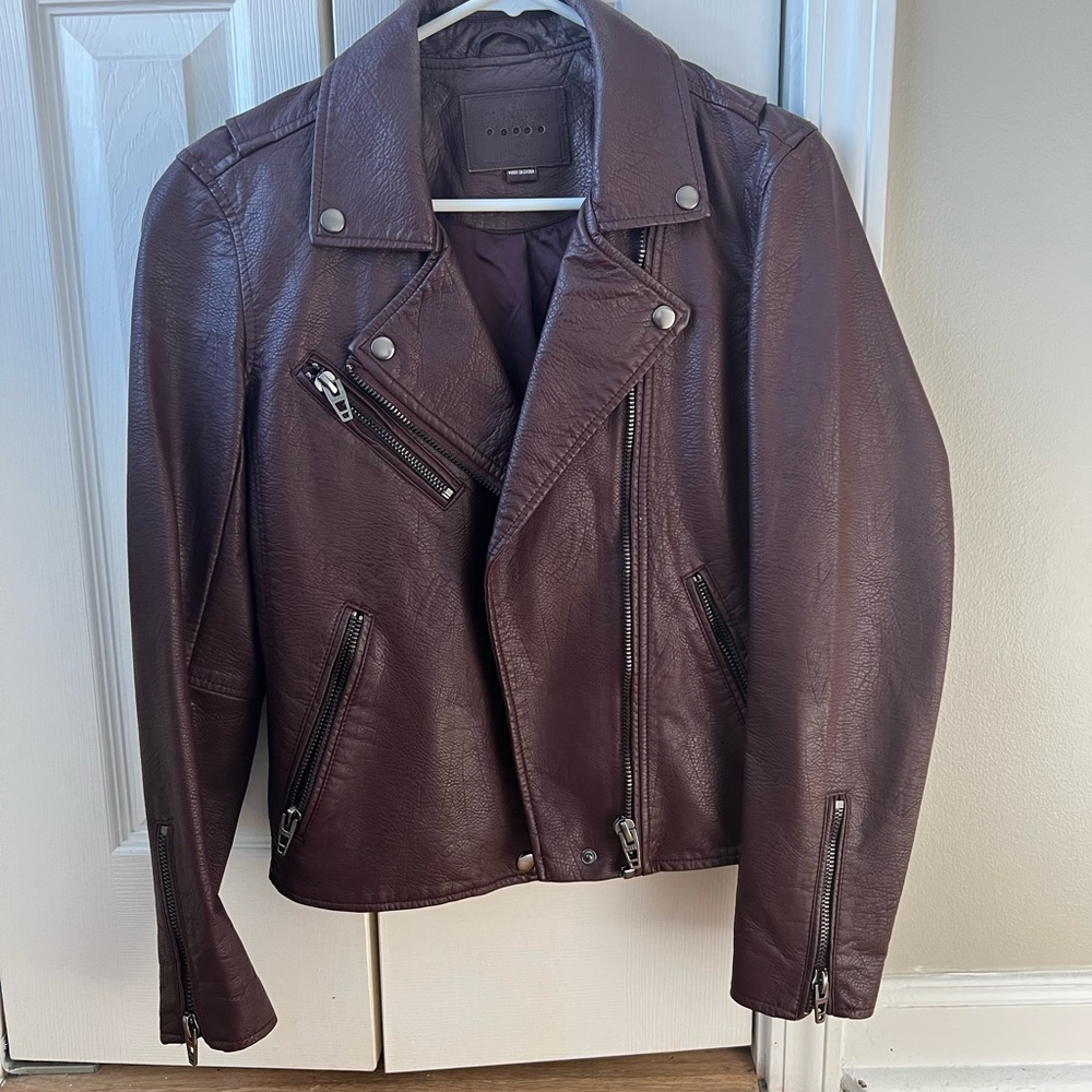 Blank NYC Faux Leather Jacket Size Small
